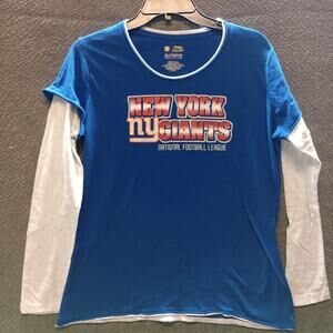 New York Giants NFL Team Apparel Women Cotton Shirt